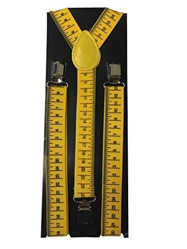 Outer Rebel Yellow Ruler Suspenders