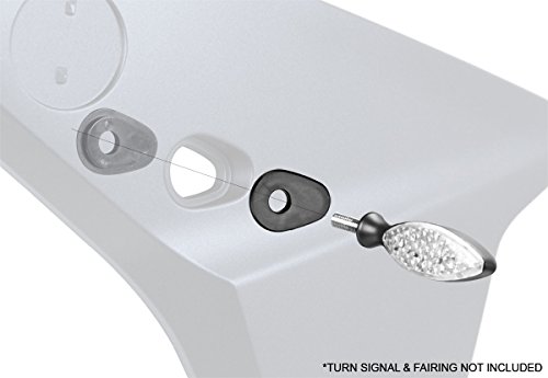Yamaha Turn Signal Adapters Spacers for Aftermarket Stalk Type Indicators Front or Rear - Thumbnail 3