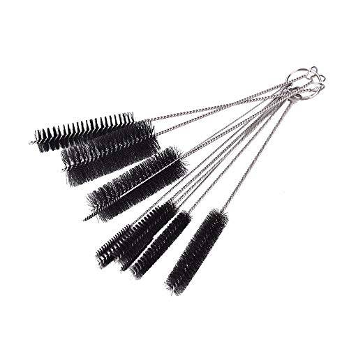 Baby Bottl - 10 Pcs Set Black Baby Bottle Cleaning Brushes Stainless Steel Teapot Nozzle Clean - Medical 250ml Thickeners Soap Syrup Replacements Bottle Bottles Shampoo Shape Wine Pumps