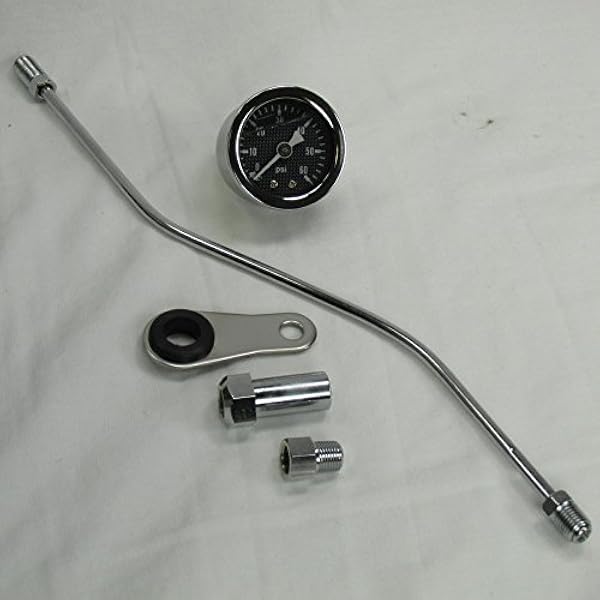 Motorcycle Parts Instruments & Gauges Oil Pressure Gauge Kit For Harley