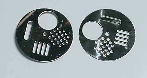 2 pcs Stainless Steel Bee Nest Door / Entrance Disc / Bee Hive Nuc Box Entrance Gate Beekeeping Tool