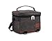 Vencia Supply Co. Insulated Lunch Bag The Premium Adult Lunch Box, Travel Cooler (Large, Black Charcoal)