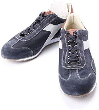 Amazon ディアドラ ヘリテージ Equipe Stone Wash エキップキッドスキン レザー スニーカー ネイビー メンズ 9 スニーカー