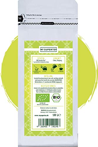MY SUPERTEA Grüner Tee - Bio Sencha Grüntee - Lose Blätter – Bild 8