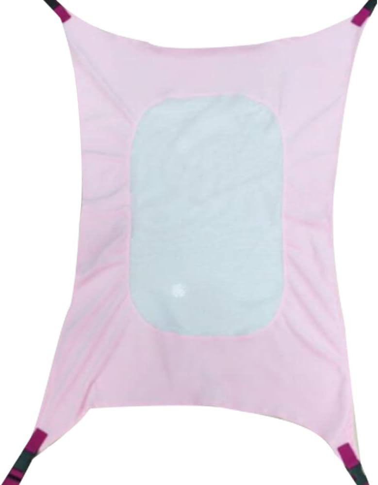 NiceButy Baby Hammock Crib Baby Safety Bed with Comfortable Breathable mesh Portable Detachable Elastic Bed Crib Hammock Bed 1 Piece Pink