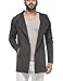 Tinted Men's Cotton Blend Hooded Cardigan,Anthera,Medium