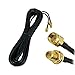 StyleZ 10FT Black RP-SMA Coaxial Extension Cable for WiFi LAN WAN Router Antenna