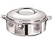 Tanish Trading Steel Serving Pot,Stainless Steel Casserole, 2.5 Litre, Silver,Steel Chapati Storage Box,Rotii Serving Pot,Chapati Dabba