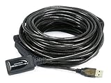 Monoprice 49ft 15M USB 2.0 A Male to A Female Active Extension / Repeater Cable (Kinect & PS3 Move Compatible Extension)