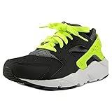 Nike Huarache Run (GS) Youth Round Toe Synthetic Black Running Shoe