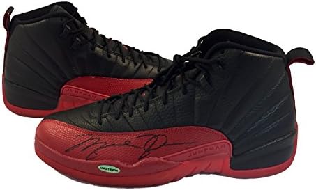 Michael Jordan Autographed Air Jordan 12 Shoe Upper Deck Authenticated UAS19404