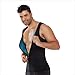KHEJA Sweat Vest Sauna Suit for Men, Thermal Shirts for Weight Loss, Neoprene Waist Trainer Body Trimmer Especially for Belly Fat Burning