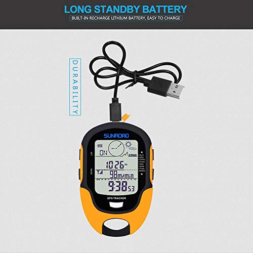 Alloet SUNROAD Multifunctional Electronic GPS Beidou System Altimeter with Compass