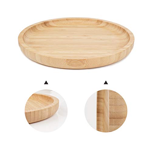 Bamboo Plant Saucer, Suitable for 68 inch Plant Pots, Bamboo Plant