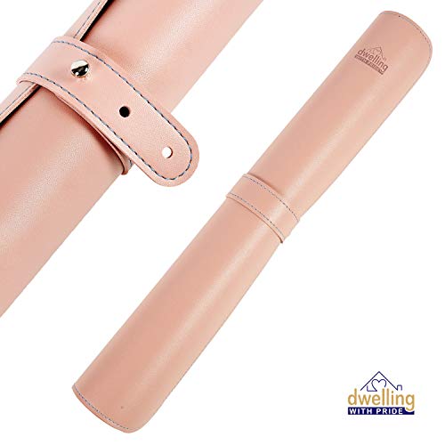 Desk Mat Pink & Blue 17x36 | Computer, Laptop, Keyboard & Mouse Pad Organizer | Leather Cover Office Table Protector | Double Side Gaming Surface with Colors | Typing & Writing Accessories