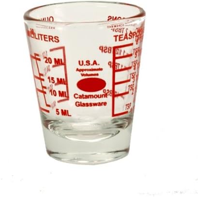 Catamount Glassware Mini Measuring Glass, 1-Ounce