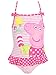 Peppa Pig Swimsuit Girls | Summer Girls Swim Suit | Bathing Suit | Pink 3T
