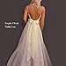 SoarDream Bridal Crystal Rhinestone Wedding Dress Sash Belt With Ivory Ribbon