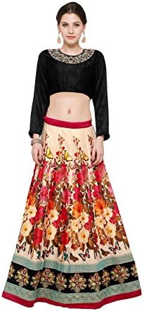 The Stylam Indian Designer Partywear Ethnic Traditional Multicolor Lehenga Choli In Multicolor Banglory Silk
