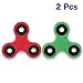 Conshine Fidget Spinner Toy Stress Reducer 2-Pack - Perfect For ADD, ADHD, Anxiety, and Autism Adult Children for Killing Time