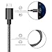 Cordking Micro USB Cable,3Pack 3FT Nylon Braided High Speed 2.0 USB to Micro USB Charging Cables Android Fast Charger Cord for Samsung Galaxy S7 Edge/S6/S5/S4,Note 5/4,HTC,LG,Tablet (Black White)