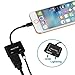 Lightning To HDMI Adapter, Lightning Digital AV Adapter with Power Supply Port For iPhone/iPad/ iPod Models, 1080P HD, Support iOS 11 and Before, No APP Needed (Black)