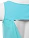 JJ Perfection Women's Solid Woven Sheer Back High Low Tank Top With Back Cut Out