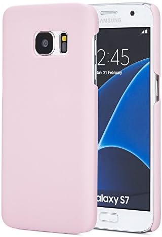 Arpiel - Samsung Galaxy S7 Case - Hard Plastic Phone Case - Rubberized Matte Slim Perfect-Fit Cover - Anti-Scratch Accessories - Retail Package (Pink)