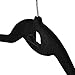 SONGMICS Hangers 50 Pack, Velvet Cascade Hangers, Non Slip, 0.18 lb per Hanger, Durable, 0.2 Inch Thickness Space Saving, 360° Rotating Hooks, Black UCRF50B