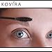 Kovira Eyebrow Scissors and Eye Brow Spoolie Brush for Shaping and Trimming Eyebrows - 3.5 Inch/8.9cm Scissor Overall Length - Japanese Stainless Steel Sharp Blades - Brush for Eyelash Extension