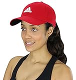 Adidas Women's Performance Side Hit Structured Red Hat