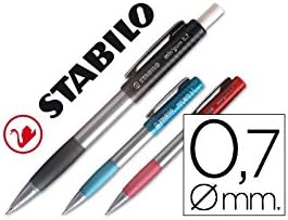 Portaminas Stabilo Min Gum 0 7 Mm Con Goma De Borrar 12 Unid Amazon Es Oficina Y Papeleria