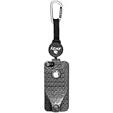 EK Ekcessories 11064P-C20 iCat Speak Easy Reel iT Hard Case with Retractable Clip for iPhone 5 & 5s - Retail Packaging - Black