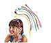Spa Party Supplies for Girls - Mini Emery Boards (12), Colored Hair Clip Braids (12), Body Jewels (12), Nail Decal Sets (12), Pink Cello Bags (12) and Facial Recipes, Total 61 Pieces