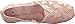 Skechers BOBS Women's Bobs Plush-Leopard Crochet Ballet Flat, Light Pink, 10 M US
