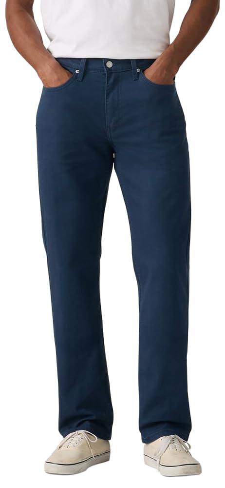 Levi's Men's 514 Straight Fit Cut Jeans (Also Available in Big & Tall), (New) Navy Blazer (Stretch), 32Wx32L Image