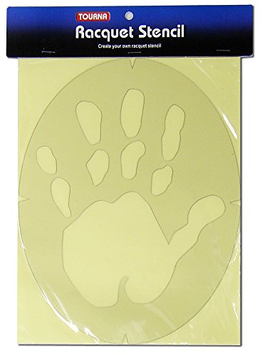 Tourna Fun Hand Print Racquet Stencil