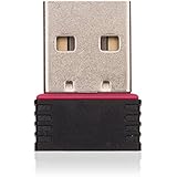 GULEEK USB WiFi Dongle &amp; Wireless Network Adapter for Laptop / Desktop Computer - Backward Compatible with 802.11 a/b/g/n Products 2.4 GHz 150Mbps