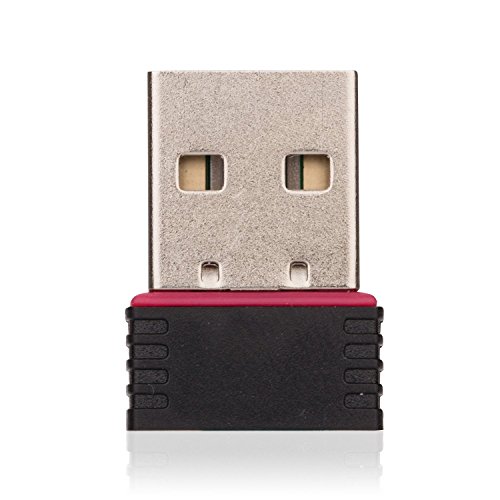 GULEEK USB WiFi Dongle & Wireless Network Adapter for Laptop / Desktop Computer - Backward Compatible with 802.11 a/b/g/n Products 2.4 GHz 150Mbps