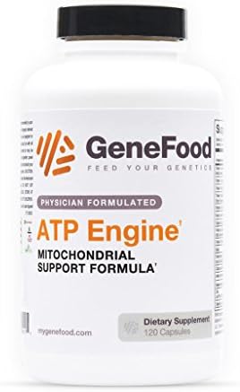 ATP Engine by Gene Food | Mitochondrial and ATP Support Formula | Cellular Energy Support, 60 Capsules