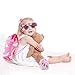 CoocleApril 7PCs Unicorn Party Favors Girl Gift Bags Glasses Necklace Earring Coin Purse Tattoo Sticker Party Gifts for Kids Girls