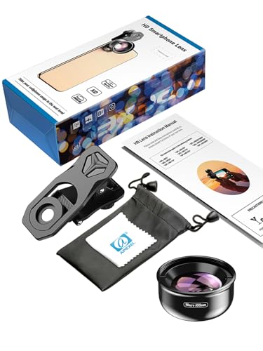 Apexel Macro Lens for Smartphone,100mm Macro Lens for iPhone,Samsung Galaxy,Huawei and Most Smartphones