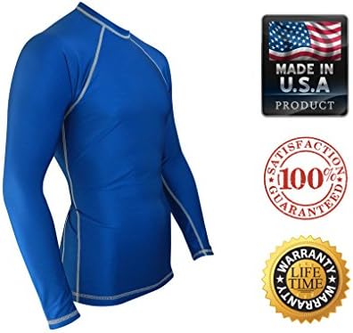 Rash Guards for Men - UV 50 Sun Protection Swim Shirts Long Sleeve