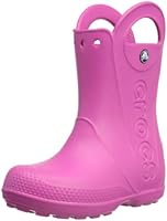 crocs 12803 Kids Handle It Rain Boot (Little Kid),Fuchsia,1 M US Little Kid