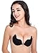 Anmengte Bra Reusable Self Adhesive Silicone Invisible Backless Sexy Nubra Wings(Black C)