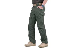 NAVEKULL Men's Military Cargo Tactical Pants Ripstop Lightweight Cotton Stretch Combat Outdoor Hiking Pants