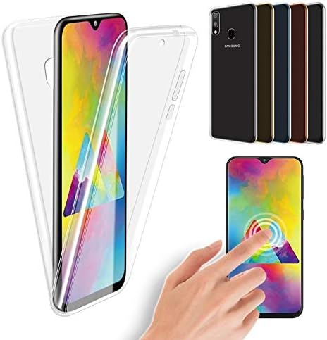 360 TPU Full Cover Case for Samsung Galaxy S8 S9 S10 Plus Case Note 10 9 8 A70 A50 A30 J4 J6 A6 A8 A7 2018 Clear Silicone Cases,A8Plus,Blue