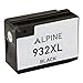 2pk Compatible HP 932XL HP932 CN053AN Black Replacement Ink Cartridge - Shows Accurate Ink Levels