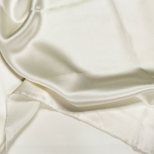 100% PURE SILK CHARMEUSE FABRIC 45
