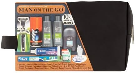 Dove Man on the Go Premium TSA Compliant Travel Bag, 10 Pc
